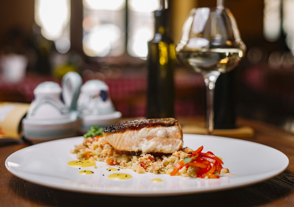 filete de pescado la parrilla