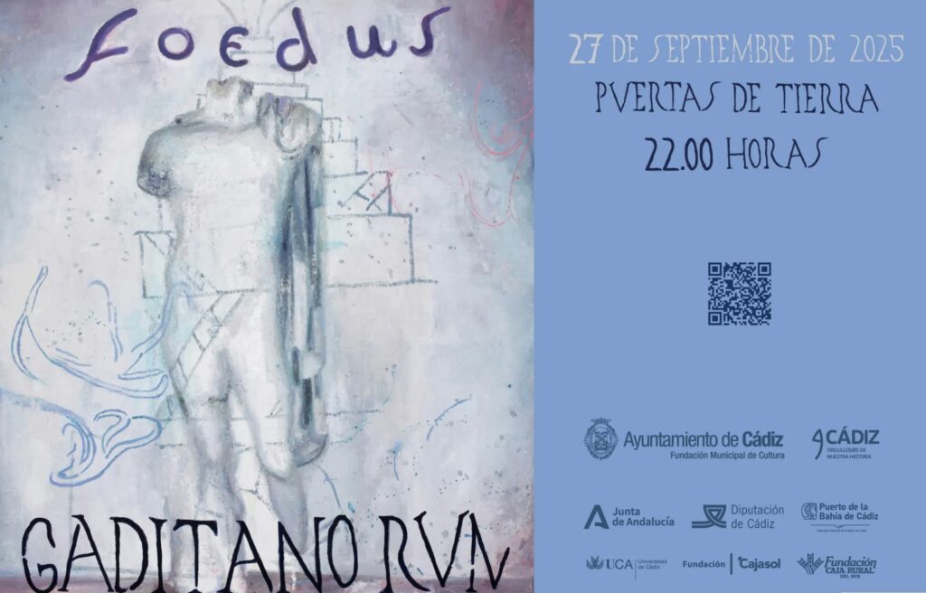 cartel Ayuntamiento de Cadiz- clausura Gades Romana el 29 de septiembre