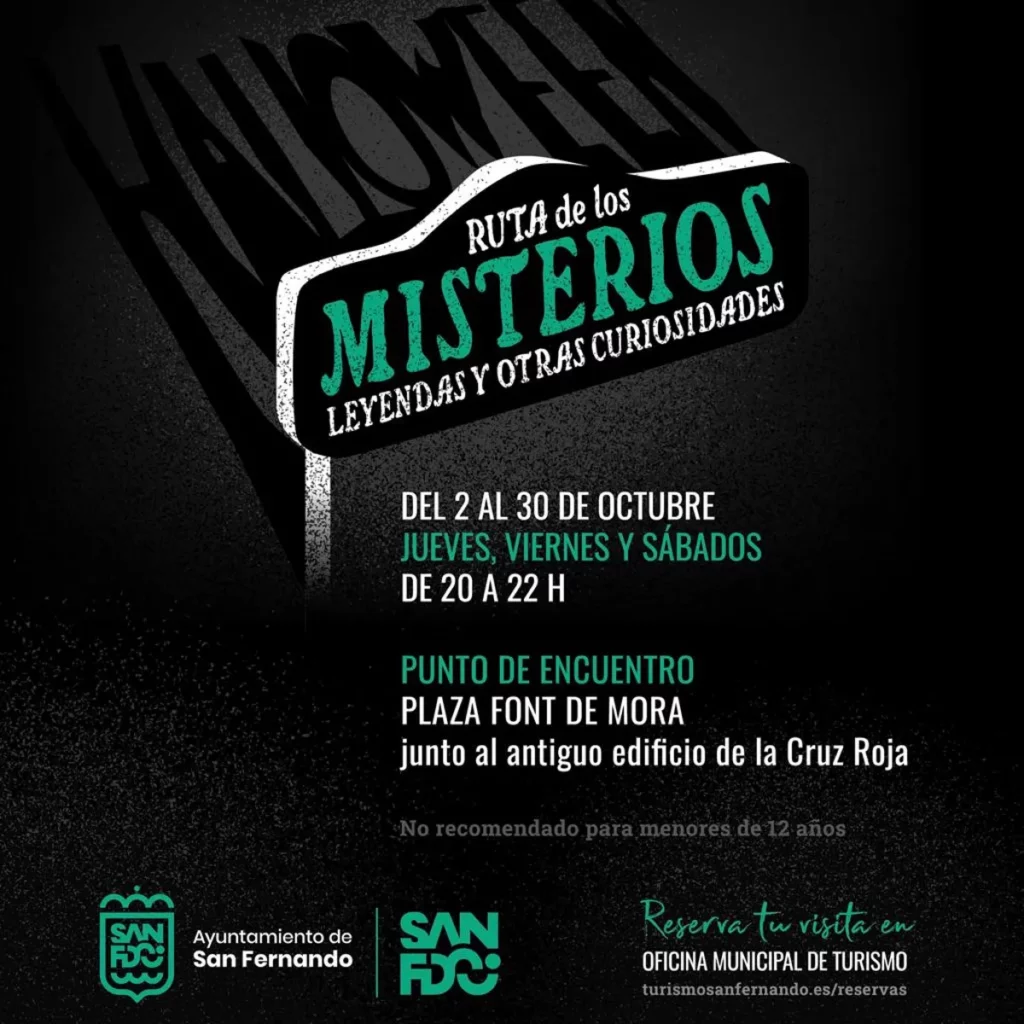 Cartel día de Halloween en San Fernando 2025, Ruta de los Misterios